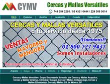 Tablet Screenshot of cercasymallas.com